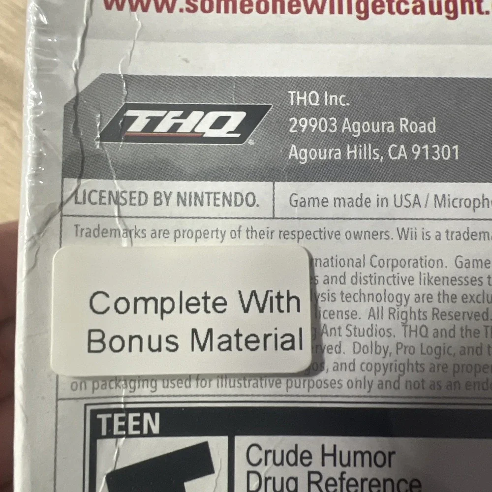 THQ Truth or Lies Video Game Nintendo Wii One Size Multicolor